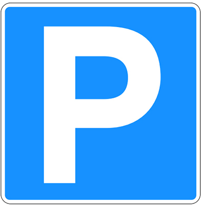 Do not stop or park your car on the road